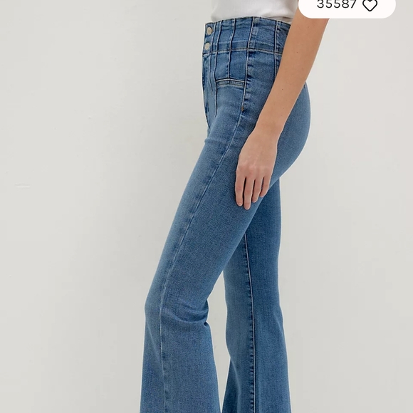 We The Free Jayde Flare Jeans Size 30 - Picture 2 of 10